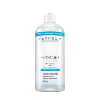 Apa micelara Dermedic Hydrain Hialuro H2O, 500 ml Apa micelara Dermedic Hydrain Hialuro H2O, 500 ml