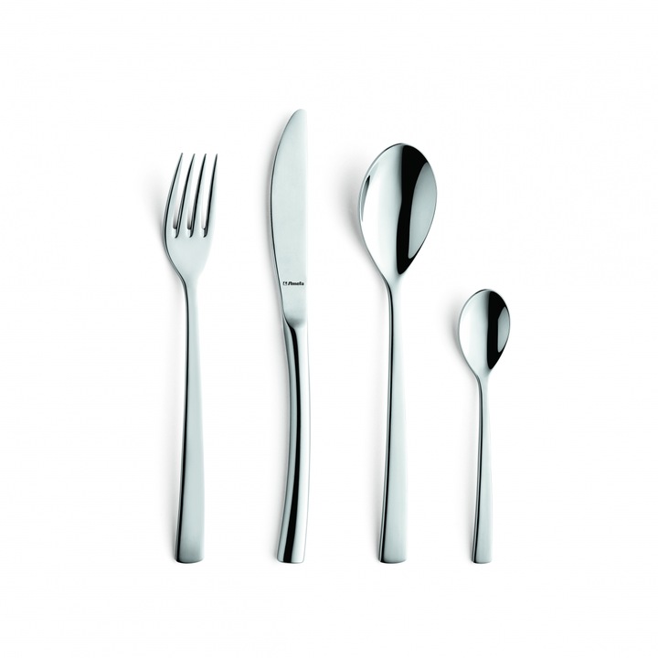 Set tacamuri Amefa, 24 piese, model Aurora, Inox