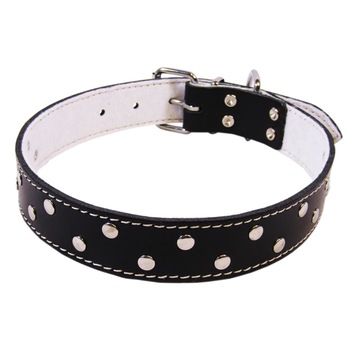 Zgarda Exo L4 3.0/62 cm ornament din piele negru pentru caini Zgarda Exo L4 3.0/62 cm ornament din piele negru pentru caini