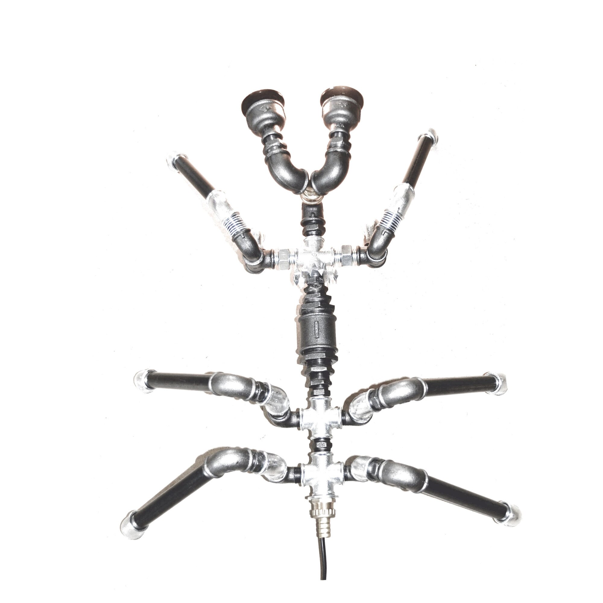 Lampa paianjen steampunk