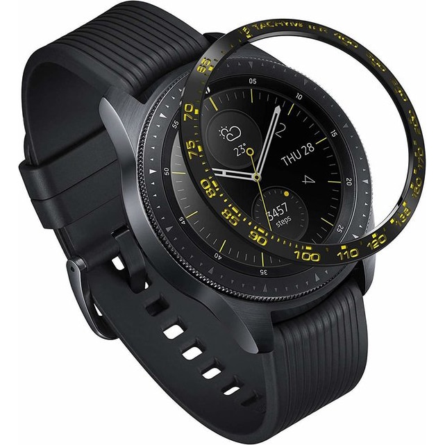 Folie de protectie Ringke Bezel Styling pentru Galaxy Watch 42mm, Negru/Galben