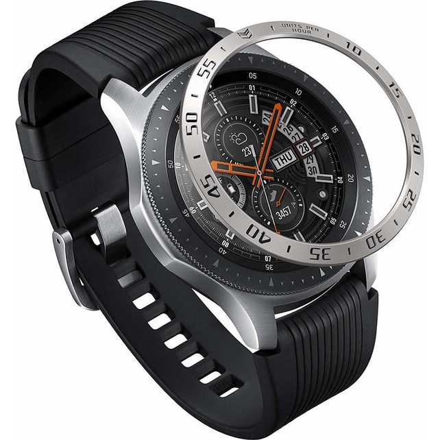 Rama ornamentala Ringke pentru Galaxy Gear S3 Watch 46mm, inox, Gri