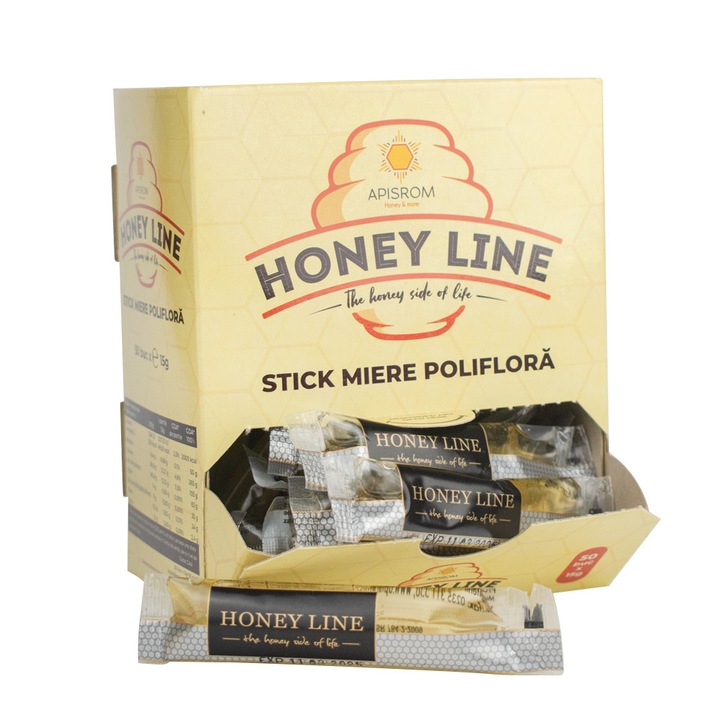 Miere Poliflora Stick 12 g/ Cutie 50 buc
