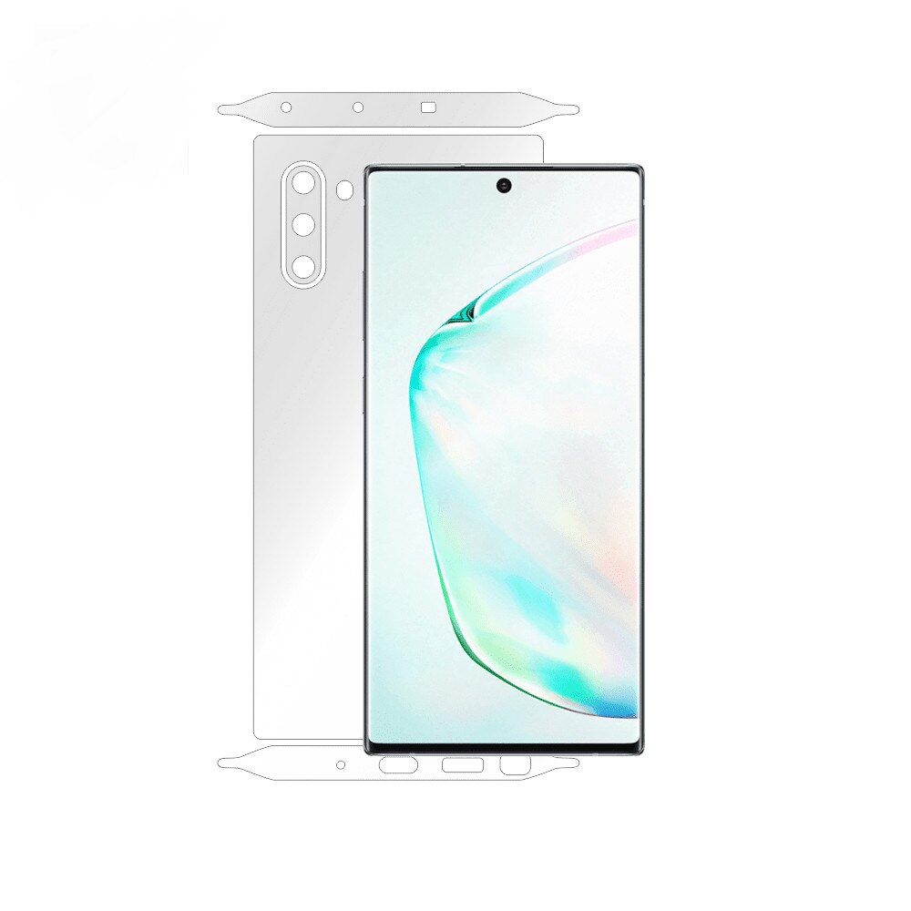 Folie Smart Protection Samsung Galaxy Note 10 Plus spate si laterale,protectie completa spate+laterale+Smart Spray®,Smart Squeegee® si microfibra incluse