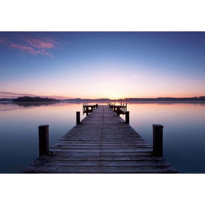 Fototapet Vlies peisagistic Wizard & Genius 953 Mov/Albastru 366 X 254cm ( LxI )