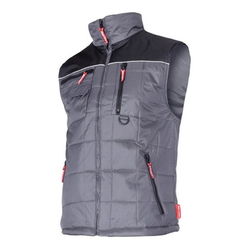 Vesta captusita Lahti Pro, talie ajustabila, 3 buzunare, marimea M, gri Vesta captusita Lahti Pro, talie ajustabila, 3 buzunare, marimea M, gri