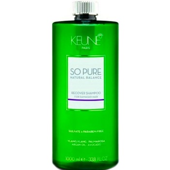 Sampon pentru par degradat fara sulfati si parabeni Keune So Pure Recover, 1000 ml Sampon pentru par degradat fara sulfati si parabeni Keune So Pure Recover, 1000 ml