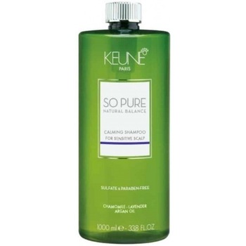 Sampon cu efect calmant pentru scalp sensibil fara sulfati si parabeni Keune So Pure Calming, 1000ml Sampon cu efect calmant pentru scalp sensibil fara sulfati si parabeni Keune So Pure Calming, 1000ml
