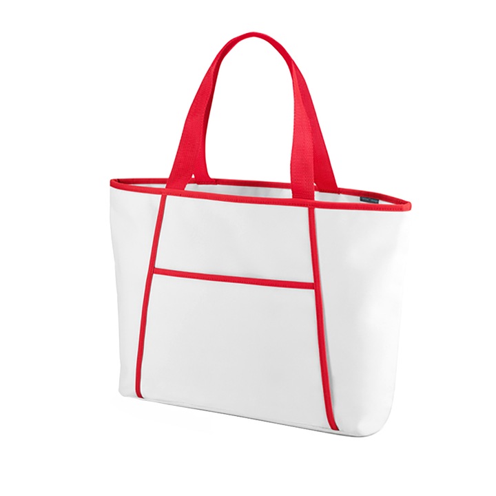 Geanta Termo-izolanta , alb/rosu