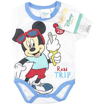 Body Baby maneca scurta Disco Disney Mickey 100% bumbac Body Baby maneca scurta Disco Disney Mickey 100% bumbac