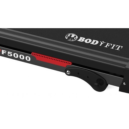 Banda de alergat electrica BodyFit F5000, motor 2.0 CP, greutate suportata 120 kg, viteza pana la 12 km/h