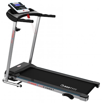 Banda de alergat electrica BodyFit F3000, motor 1.5 CP, viteza pana la 12 km/h, display multifucntional Banda de alergat electrica BodyFit F3000, motor 1.5 CP, viteza pana la 12 km/h, display multifucntional