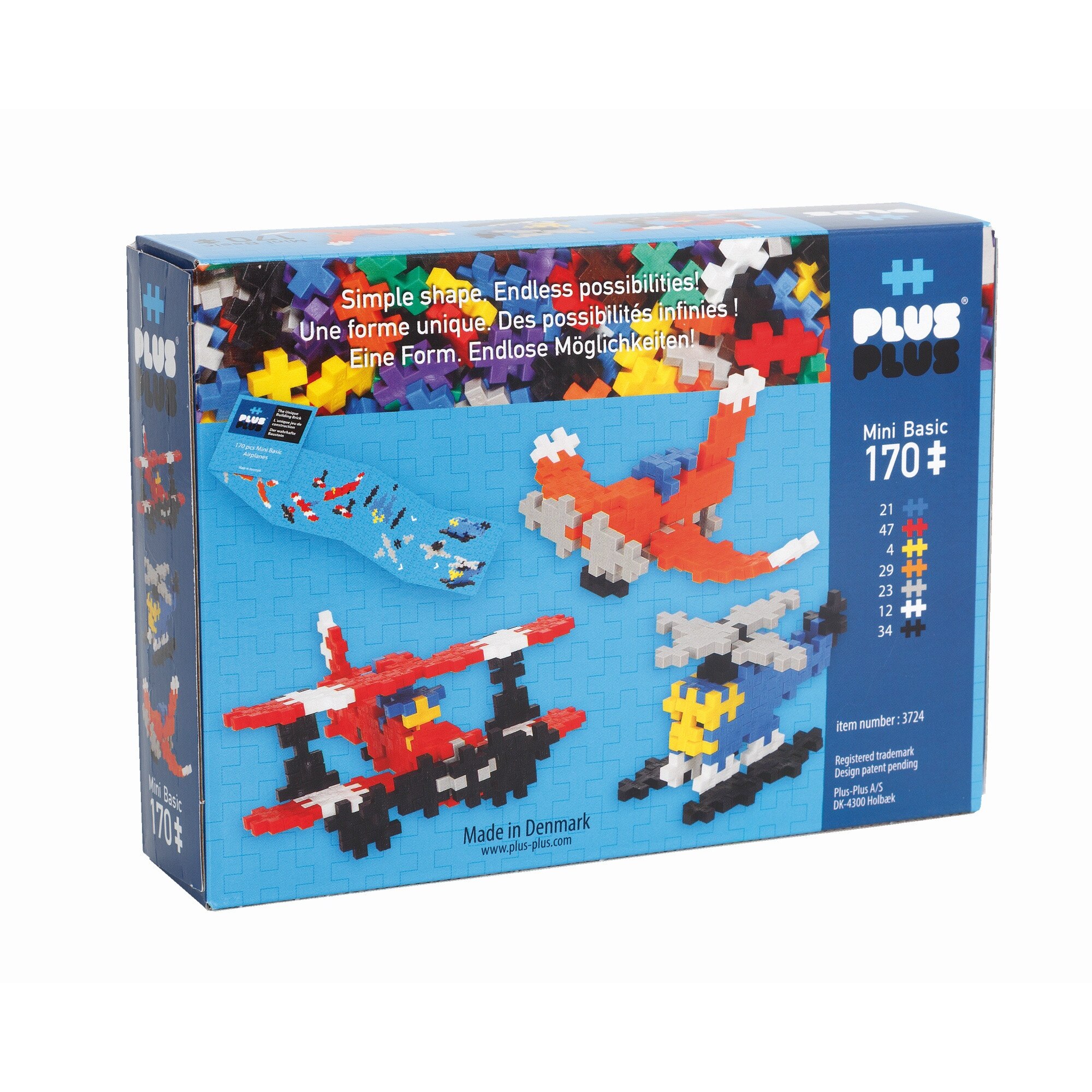 Set de construit mozaic 3D model Avioane - 170 Piese