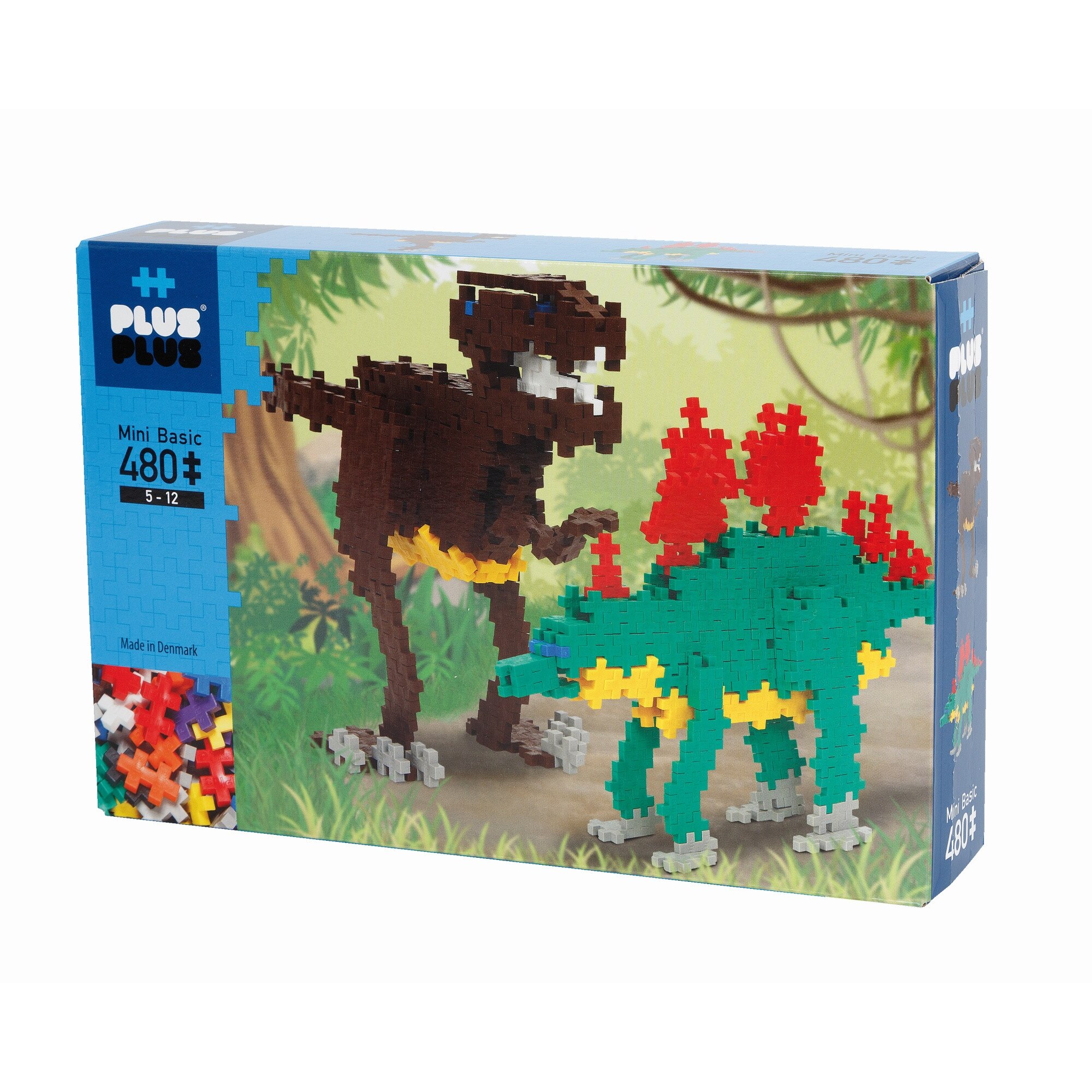 Set de constructie Plus Plus Basic Dinozauri, 480 Pcs