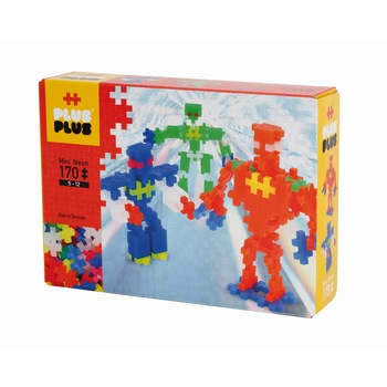 Set de construit mozaic 3D culoare neon model Roboti - 170 Piese Set de construit mozaic 3D culoare neon model Roboti - 170 Piese