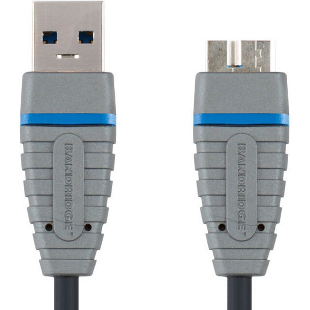 Cablu USB 3.0, USB A, microUSB, BANDRIDGE