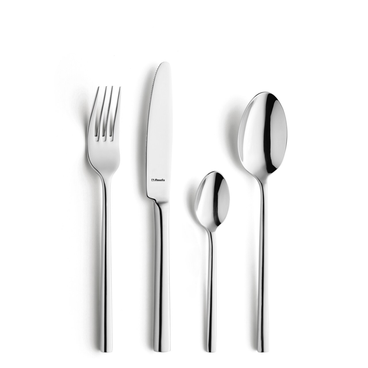 Set tacamuri Amefa, 24 piese, model Colorado, Inox