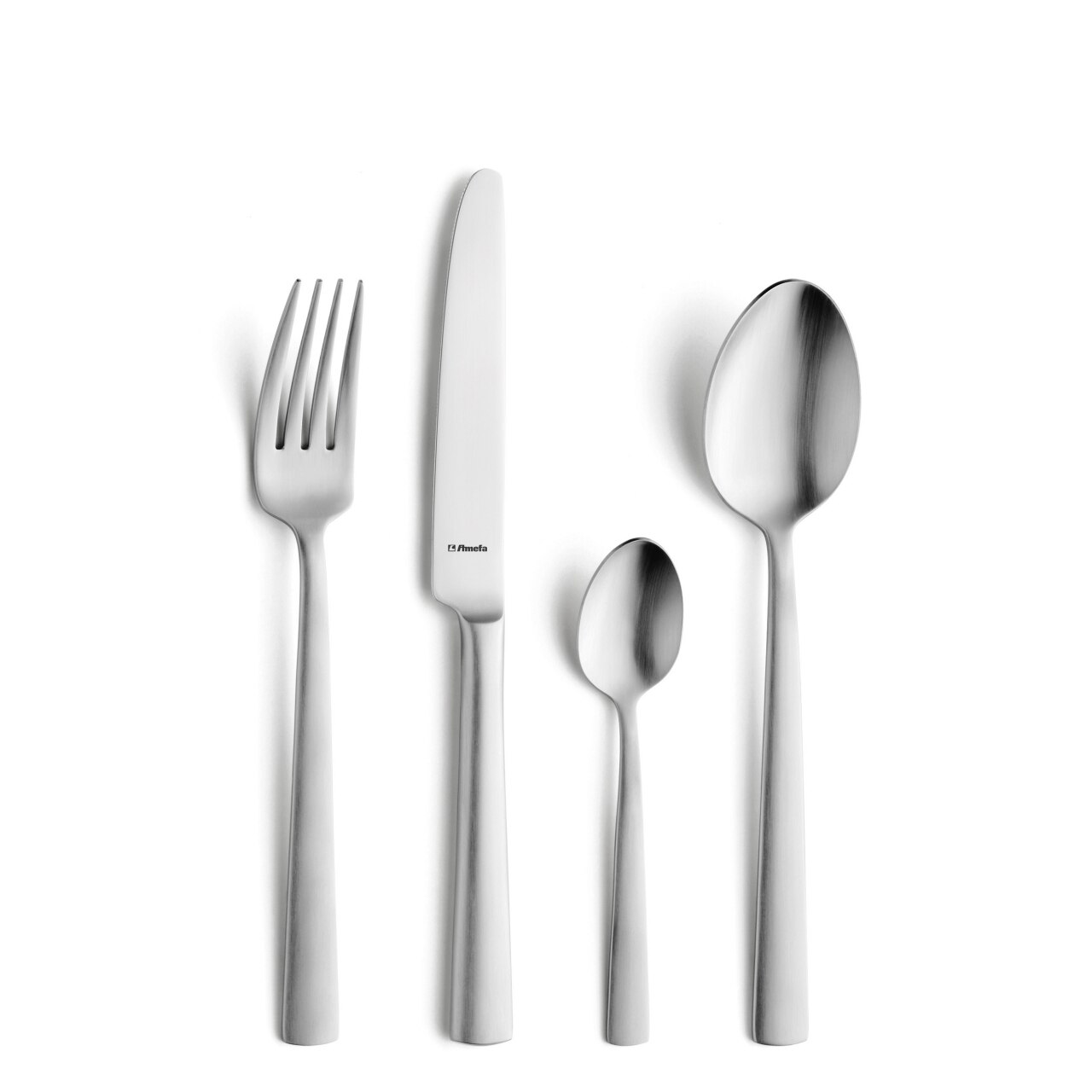 Set tacamuri Amefa, 24 piese, model Ventura, Inox