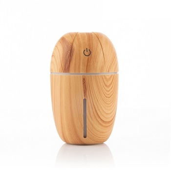 Mini umidificator ultrasonic pe USB, difuzor de arome, Innovagoods Honey Pine, oprire automata, silentios, LED multicolor, 180 ml, lemn deschis Mini umidificator ultrasonic pe USB, difuzor de arome, Innovagoods Honey Pine, oprire automata, silentios, LED multicolor, 180 ml, lemn deschis