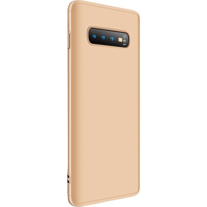Husa de protectie 360 GKK pentru Galaxy S10 Plus, Auriu