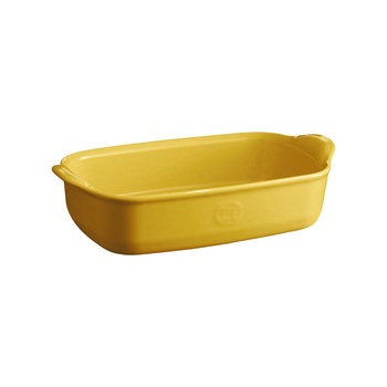 Tava rectangulara 22 x 14,5 cm/0,7 l, galben - Emile Henry Tava rectangulara 22 x 14,5 cm/0,7 l, galben - Emile Henry