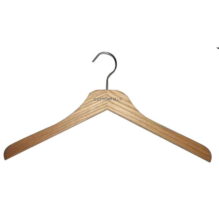 Set 50 umerase din lemn masiv, sistem anti-alunecare, Cottonfield