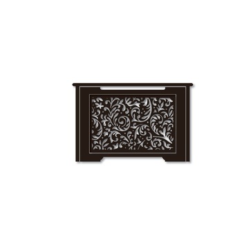 Masca calorifer din lemn, wenge, 200x80 cm , grosime 18 mm, MLC249 Masca calorifer din lemn, wenge, 200x80 cm , grosime 18 mm, MLC249