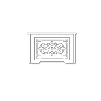 Masca calorifer din lemn, alb, 200x80 cm , grosime 18 mm, MLC254 Masca calorifer din lemn, alb, 200x80 cm , grosime 18 mm, MLC254