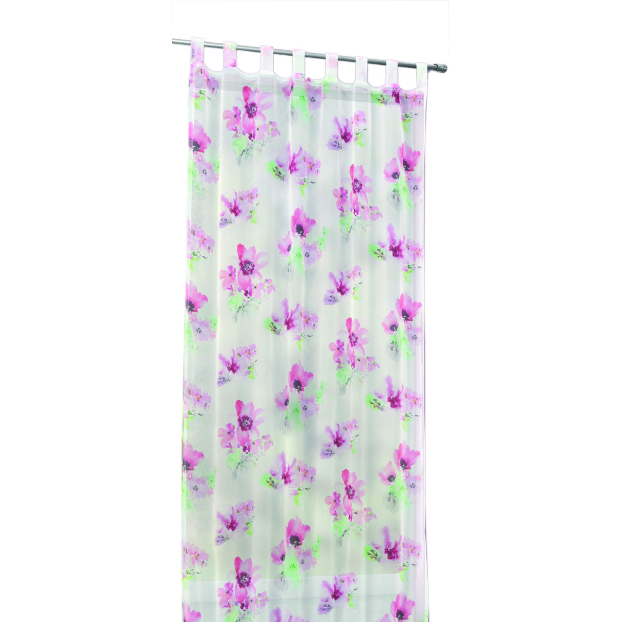 Perdea cu bride KB Trevi roz 245x135