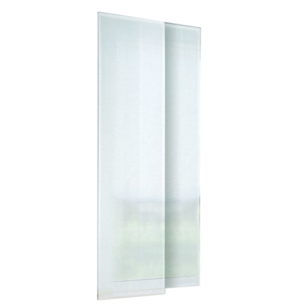 Panou japonez dungi-Voile Conny alb 245x60