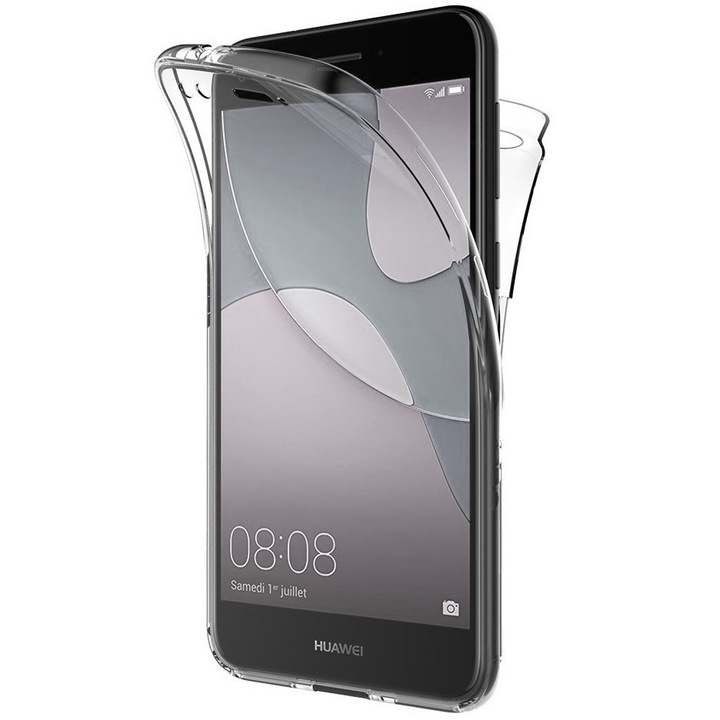 Husa Huawei P8/P9 Lite 2017, MyStyle® FullBody ultra slim TPU , fata - spate transparenta
