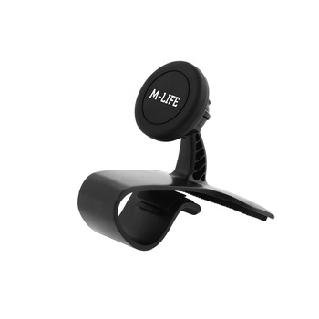 Suport magnetic prindere bord auto M-Life, Negru Suport magnetic prindere bord auto M-Life, Negru