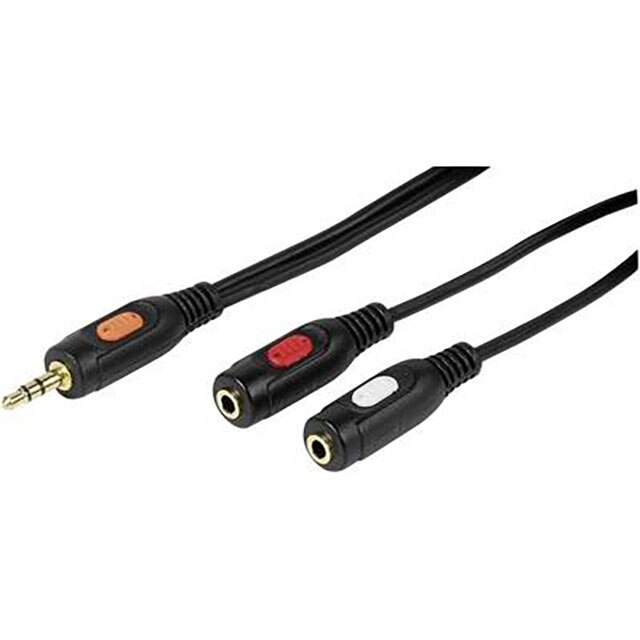 Cablu Aux Spliter Audio, 1x3,5mm jack - 2x3,5 mm, VIVANCO