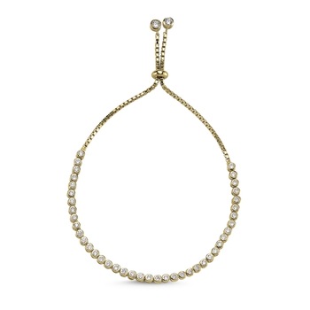 Bratara tennis din argint 925 aurit cu zirconii albe - Be Elegant BTU0103 Bratara tennis din argint 925 aurit cu zirconii albe - Be Elegant BTU0103