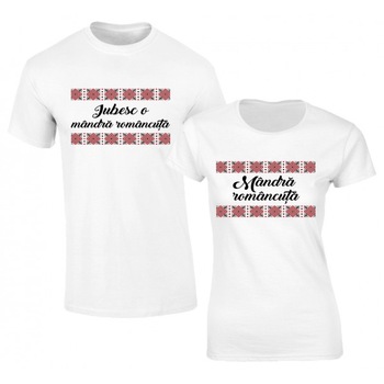 Set de tricouri albe Mandrii romanasi S119,Marime XL Set de tricouri albe Mandrii romanasi S119,Marime XL