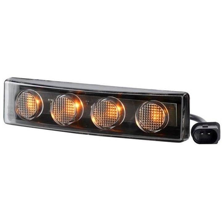 Lampa gabarit 180x45 LED, galbena, cu mufa, compatibil Scania 4&R, LD2010 Horpol