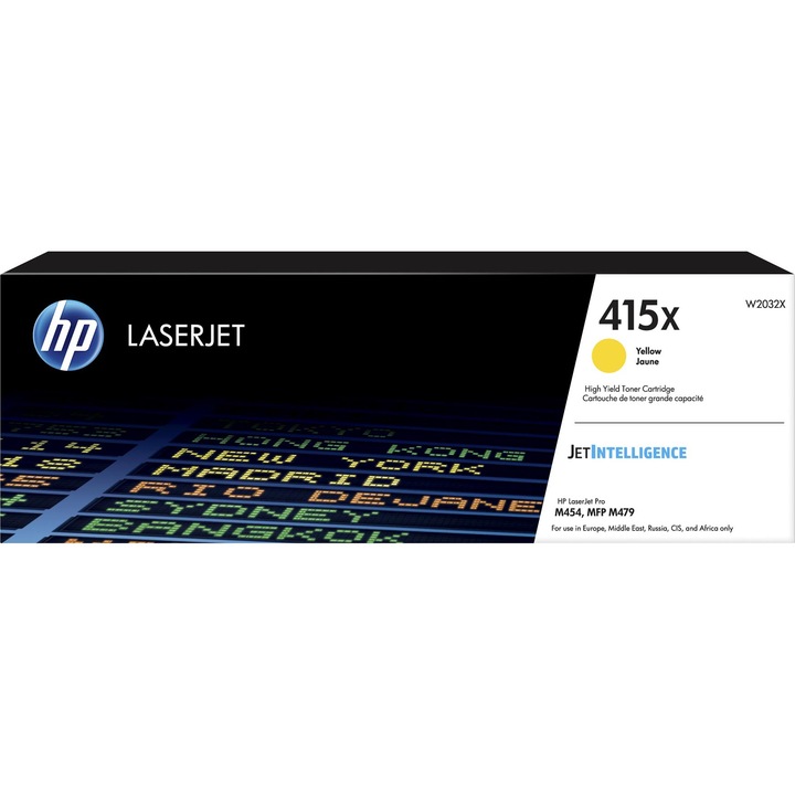 Toner HP 415X, sárga