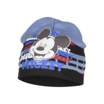 Caciula tip fes, Mickey, albastru cu maro 48 cm Caciula tip fes, Mickey, albastru cu maro 48 cm