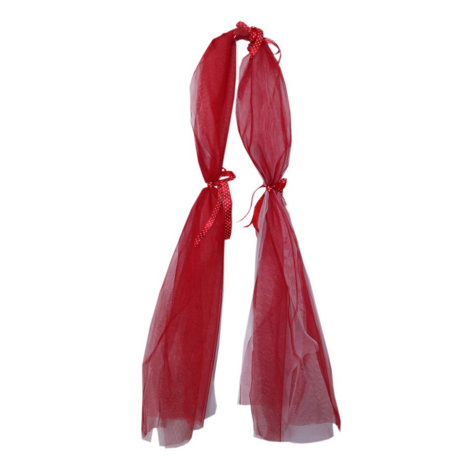 Tul pentru decor cristelnita, rosu, dae4261