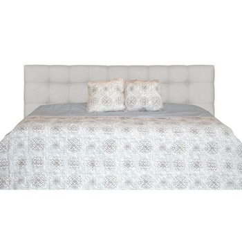 Set Cuvertura cu pernute decor, Matlasata, Colectia Luxurio, Rivoli, 220x240 cm, verde Set Cuvertura cu pernute decor, Matlasata, Colectia Luxurio, Rivoli, 220x240 cm, verde