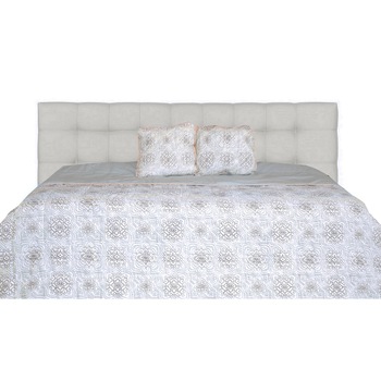 Set Cuvertura cu pernute decor, Matlasata, Colectia Luxurio, Rivoli, 220x240 cm, albastru Set Cuvertura cu pernute decor, Matlasata, Colectia Luxurio, Rivoli, 220x240 cm, albastru