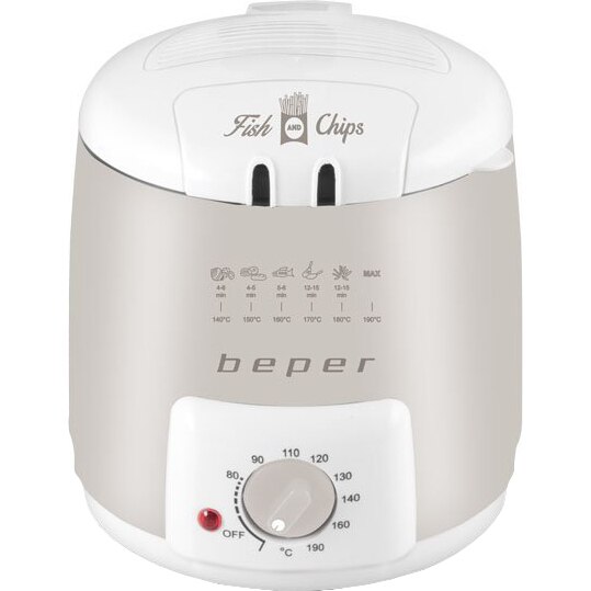 Friteuza Beper BC.360, 840W, 1l, Alb