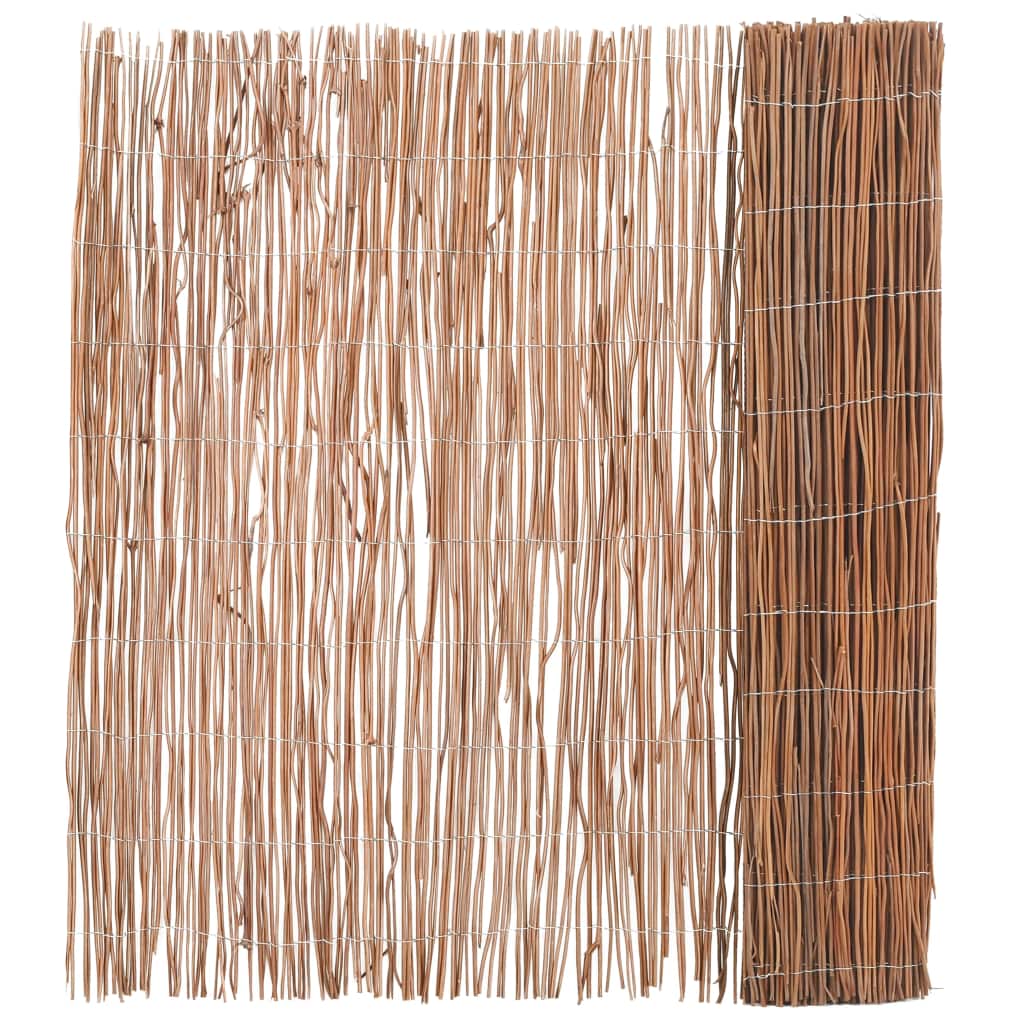 Gard de gradina din feriga naturala, vidaXL, 4 x 1 m, Maro
