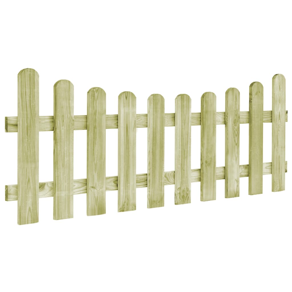 Poarta de gradina, vidaXL, Lemn de pin tratat, 170 x 60 cm, Verde