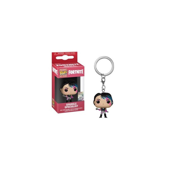 Breloc Fortnite Pocket POP! Vinyl Sparkle Specialist 4 cm, Multicolor