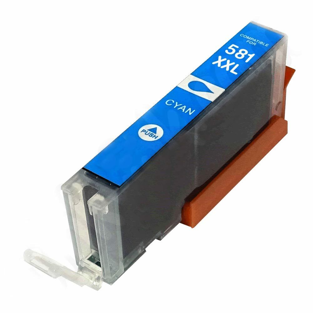 Cartus cerneala Graphitek compatibil Canon 581XXL, 1995C001AA, 820 pagini, albastru