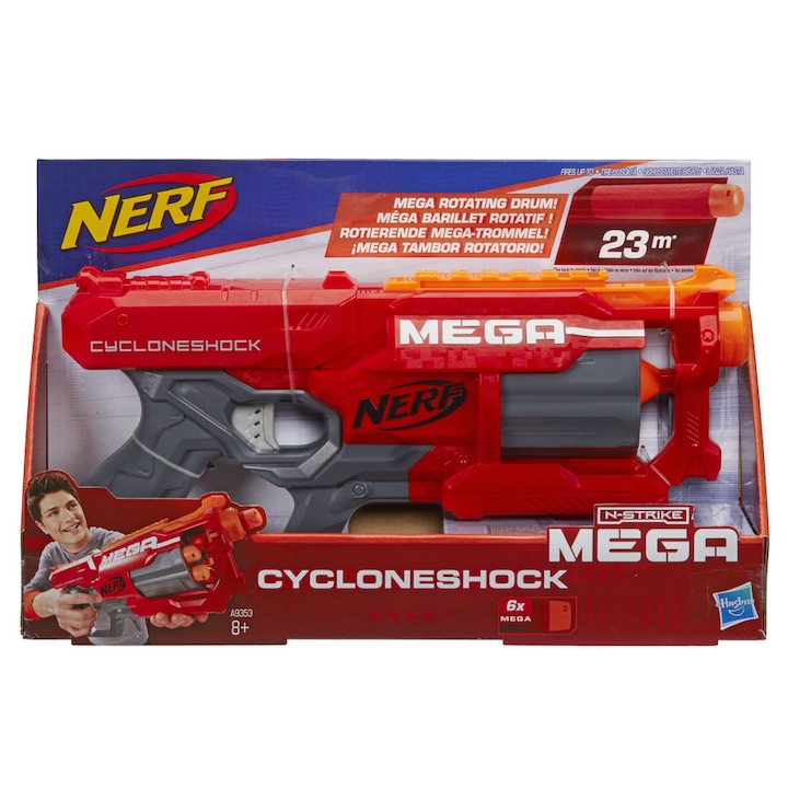 Blaster Nerf N-Strike Mega - Cycloneshock
