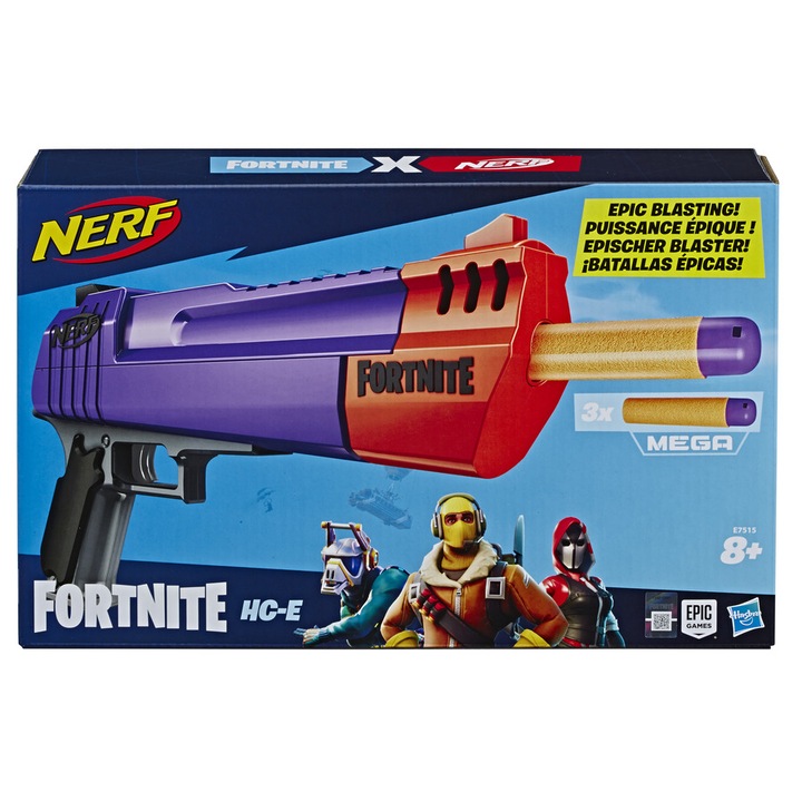 Nerf fortnite HC E szivacs kilövő játékfegyver