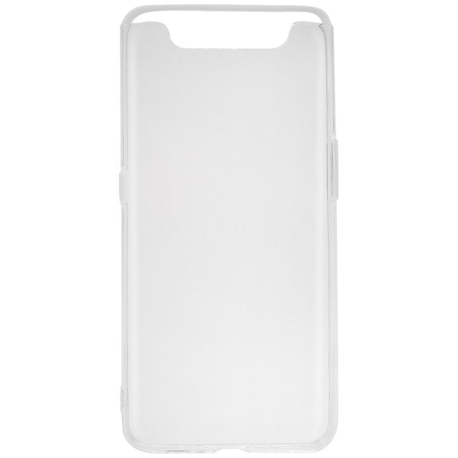 Husa de protectie Lemontti pentru Galaxy A80, Silicon, Transparent