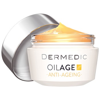 Crema reparatoare antirid de noapte Dermedic Oilage 50g Crema reparatoare antirid de noapte Dermedic Oilage 50g